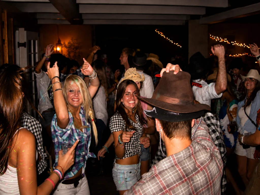 Guests celebrating at a private party